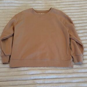 Fabletics Women’s Crewneck Sweatshirt - Light Brown